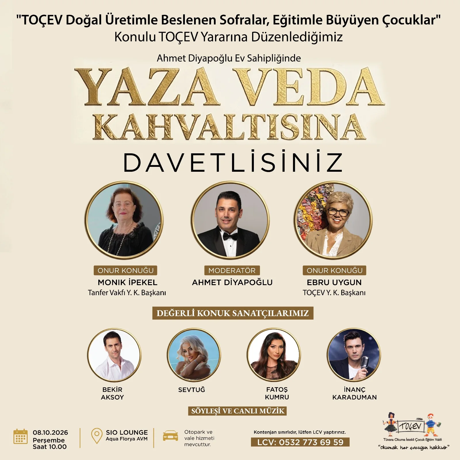 TOÇEV İÇİN AYNI SOFRADA, ÇOCUKLARIN GELECEĞİ İÇİN BİR ARADA